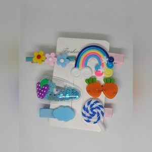 Kawaii Multicolor Hair Clips